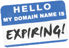 Hello my domain name is expiring !