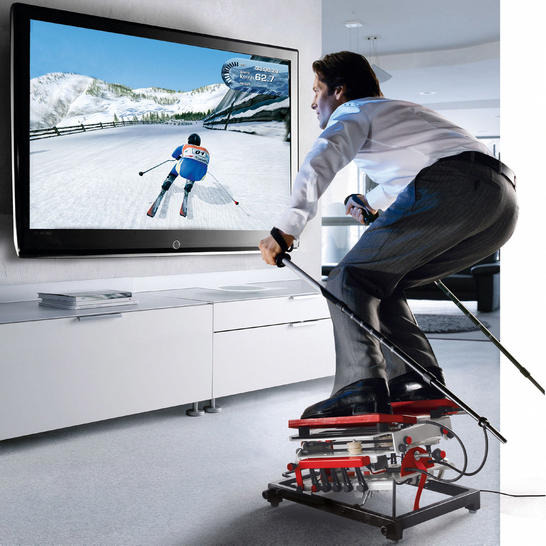 Rien de mieux qu'un peu de Skigym avant de partir au bureau...