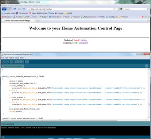 En quelques lignes de code, une page web commandant les périphériques !