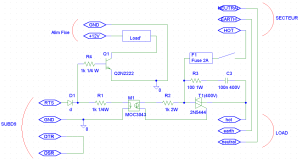 High voltage serial port command