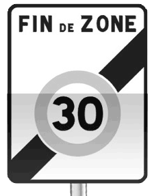 Fin de zone 30 Mbits/s Fin de zone 30 Mbits/s