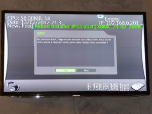 Le message peut paraître inquiétant pour un non-initié. Ayez confiance ! Au pire, vous pourrez toujours vous servir de votre Xbox comme d'un presse-livres.